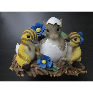 CHARMING TAILS FITZ & FLOYD YOU'RE ONE OF A KIND 2003 88/121 DUCKS HATCHING EGG